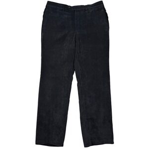 Jack Victor Exclusive Collection Mens 34x30 Saturn‎ Black Corduroy Pants Stretch
